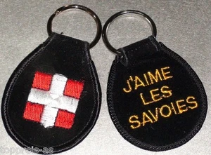 SCHLÜSSELANHÄNGER SOUVENIR SAVOIE Wappen Skihütte Skifahren Skiurlaub Alpen Alps - Bild 1 von 1