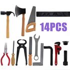 14Pcs Plastic Hammer/screwdriver/wrench Repair Tool Toy Kit For Kids Children