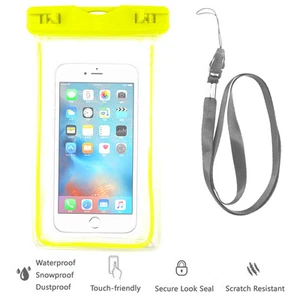 Green Waterproof Case Cell Phone Dry Bag+Strap-iPhone 8 X 7 Galaxy S8 All Phones - Picture 1 of 6