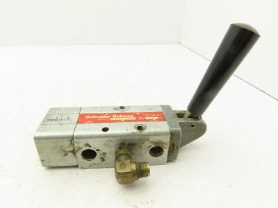 Schrader Bellows 53083-2000 Lever Operated Air Control Valve 5 Port 2 Position - Image 1 of 4