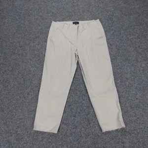 Talbots Pants Womens 12 Gray Beige Blend Fringe Bottom Tapered Chino 34x25* - Bild 1 von 22