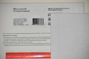Genuine OEM Microsoft WIN PRO 7 SP1X64 English 1PK DSP OEI UPDATE MEDIA INCLUDED