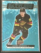 2023-24 Upper Deck Series 1 Blue Dazzlers #DZ-47 Andrei Kuzmenko Canucks