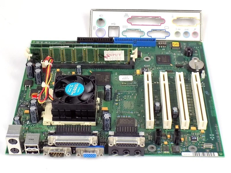 Mainboard CPU RAM Bundle: Fujitsu D1120-A12-GS1 + Intel Celeron 500Mhz + 256MB - Bild 1 von 1