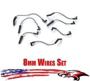New Spark Plug Wires for Ford Bronco 89-92 E150 E250 E350 F150 F250 F350 89-96 - Picture 1 of 7