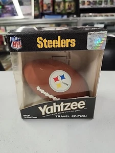 NFL Pittsburgh Steelers Hasbro Yahtzee Travel Edition Game Damaged Box ¿ - Picture 1 of 12