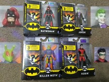 BATMAN Wave 2 1st Edition BATWOMAN Killer Moth Joker black Robin DC SPIN MASTER