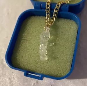 Polly Pocket 1991 CRYSTAL POLLY NECKLACE Mail Away w/ Blue Case Rare - Picture 1 of 10
