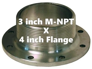 Dixon TTF4AL-3MT Aluminium 4" Flanschadapter x 3" Stecker NPT - Bild 1 von 2