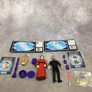 2 STAR TREK Deep Space Nine Playmates Loose Figures-Lt. Riker, Vedek Bareil - Picture 1 of 14