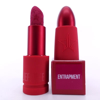 Jeffree Star Velvet Trap Lipstick Entrapment Dark Pink New