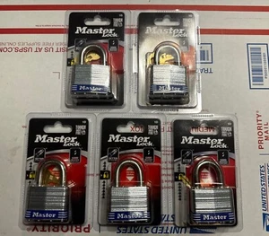 Master Lock 1D Pad Lock (Lot Of 5) - Picture 1 of 1