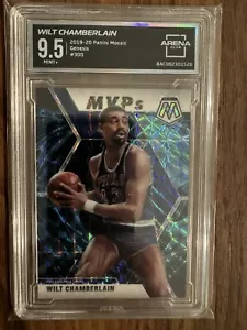 2019-20 Panini Mosaic Genesis Prizm #300 Wilt Chamberlain SP Astuccio Hit Mint - Foto 1 di 2