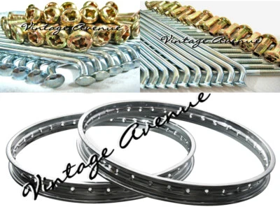 HONDA XR80 R 1979-1982 XL80S XL80 S 1980-1982 WHEEL RIM 2PCS + SPOKE 72PCS (D) - Image 1 of 4