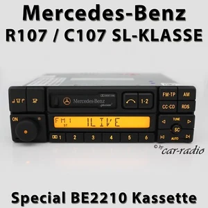 Original Mercedes R107 Radio Special BE2210 Becker Kassettenradio C107 SL-Klasse - Bild 1 von 10