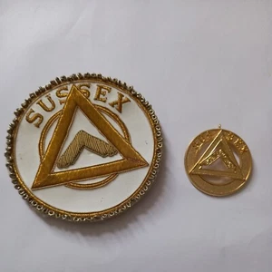 Royal Arch Chapter - Sussex Provincial Badge and Collar Jewel - Picture 1 of 5