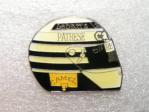 > PIN <> BADGE <> RICCARDO PATRESE <> FORMEL 1 <> WILLIAMS <> CAMEL <> NEU < - Bild 1 von 3