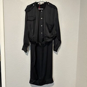 New $149 Zara Surplus Military Dress SRPLS THCK DRSS 07 XS Small Medium 9450/242 - Picture 1 of 9