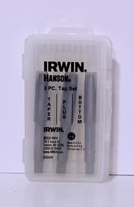 Irwin Hanson 1/2"-20NF 3 piece Tap Set 2645 New Free Shipping - Picture 1 of 5