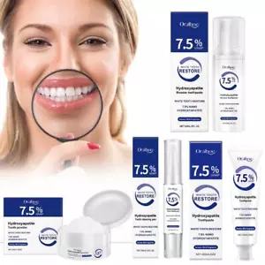 Pasta de dientes Hydroxiapatite 7,5% nano reparación dental blanca, pasta de limpieza profunda caliente - Imagen 1 de 22
