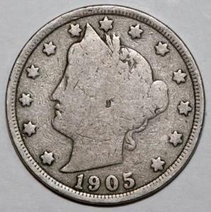1905 Liberty Nickel 21mm - Picture 1 of 2