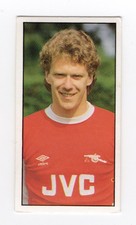 Soccer Trade Card c1983. Tony Woodcock, Arsenal