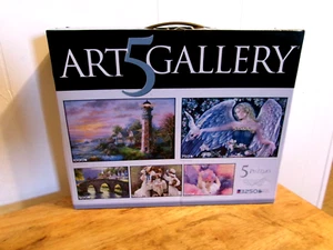 Art Gallery 5-In-1 3250 Piece Total Jigsaw Puzzles  Brand New 2009 - Picture 1 of 3