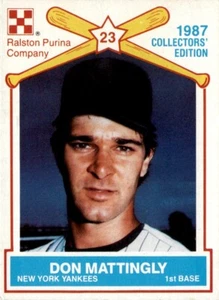 Don Mattingly New York Yankees 1987 Ralston Purina Company 5 - Imagen 1 de 2