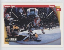 1997-98 Upper Deck Collector's Choice Jumbos 5 Card Set Theoren Fleury #1
