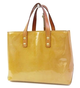 Auth LOUIS VUITTON Reade Beige PM Vernis Leather Tote Hand Bag Purse #51490 - Picture 1 of 15