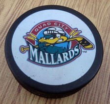 Quad City Mallards 2002 Logo UHL Hockey Puck
