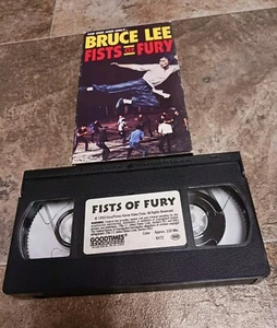 Vintage Bruce Lee Fists of Fury Kung-Fu Movie VHS Tape 1993 Release Tested - Picture 1 of 5