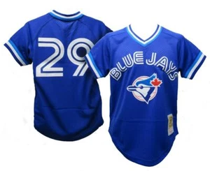 1993 Joe Carter #29 Toronto Blue Jays Mens Mitchell & Ness Authentic BP Jersey - Picture 1 of 12