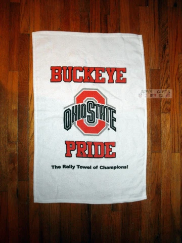 Ohio State Football National Championship Rally Towel RARE Hard To Find Set of 2 Cover
