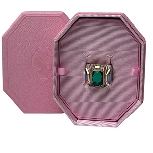 Swarovski Chroma cocktail ring Green, Gold-tone plated EUR 58 USA 8 - Picture 1 of 12