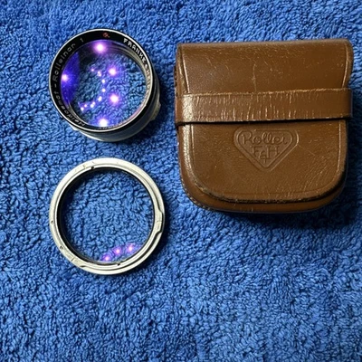 Rolleiflex  Rolleiparkeil 2 and  Rolleinar 1 close up focus lenses w/case - Image 1 of 4