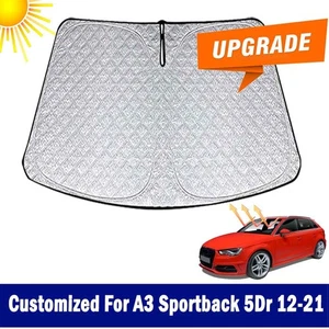 New Thicken Upgrade Windshield Sun Shade For Audi A3 Sportback 5Dr 2012-2021 - Picture 1 of 10