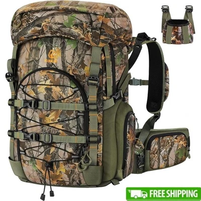 Mochila de Caza de Liberación Rápida Silenciosa Impermeable Molle Almacenamiento 36L Paquete Duradero Foto 1 de 4