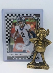 2024 Panini Prizm Patrick Surtain II Black & White Checkerboard SP #87 Broncos - Picture 1 of 3