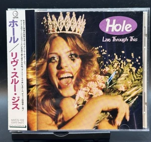 Hole / Live Through This First Edition 1994 Japan OBI CD - Picture 1 of 5