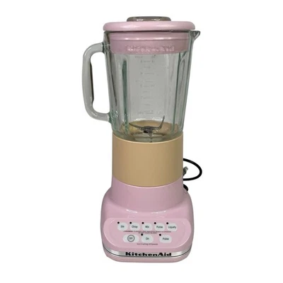 Licuadora KitchenAid ultra potente KSB5PK4 rosa funcionando muy bien cáncer de mama Foto 1 de 4