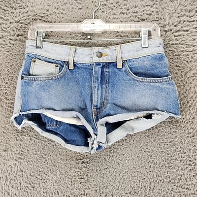 Pantalones Cortos Carmar Mujer 25 Azul Algodón Tiro Medio Denim Corte Foto 1 de 4