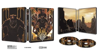 Steelbook Black Panther (4K / Blu-ray + Digital) New - Image 1 of 3