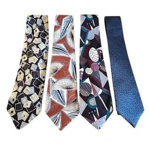 Vintage Silk Tie Lot – Avanzini, Damon, Fierté s.r.l., 3ME – Made in Italy & USA - Picture 1 of 8
