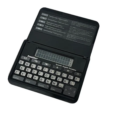 Franklin TES-121 Electronic Spanish English Phrasebook & Translator Works - Image 1 of 4