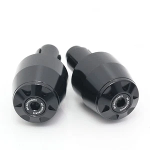 Par de extremos de barra negros anodizados STORM para Shadow VT 750 01 02 03 04 05 06 07 08 - Imagen 1 de 6