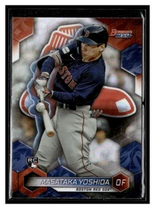 Bowman's Best #40 Masataka Yoshida Refractors RC 2023 Boston Red Sox - Imagen 1 de 2