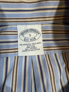 Brooks Brothers Mens Shirt Small Slim Non Iron Button Down L/S Vertical Stripes - Picture 1 of 13