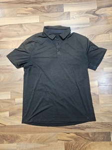 Polo uomo Lululemon grande nera manica corta performance golf tennis - Foto 1 di 6