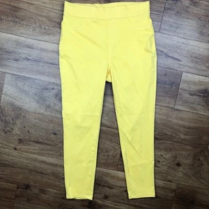 Time & Tru Knöchelhose Damen Gr. S gelb Stretch - Bild 1 von 8